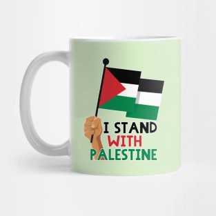 I Stand with Palestine - Free Palestine - I Love Palestine - Palestinian Resistance Solidarity Design Mug